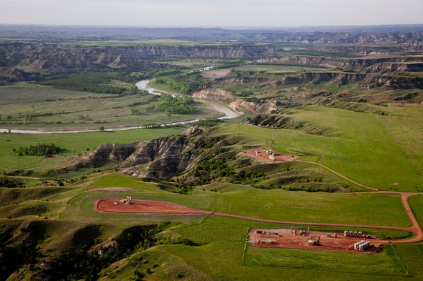 North Dakota shale landscape